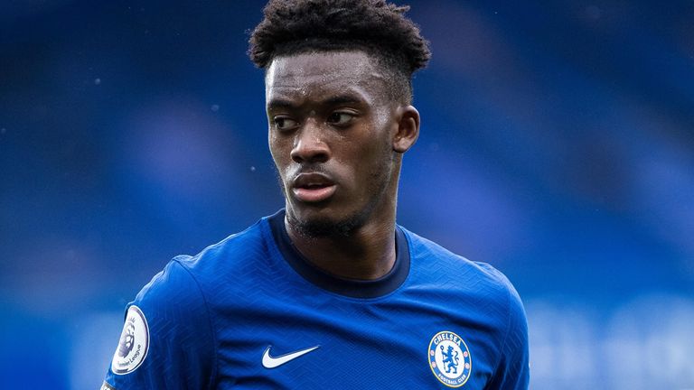 Callum Hudson-Odoi in Premier League action vs Crystal Palace