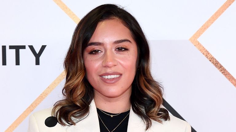 Chelcee Grimes attends the BBC Sport Personality of the Year 2019 at P&J Live Arena on December 15, 2019 in Aberdeen, Scotland. 