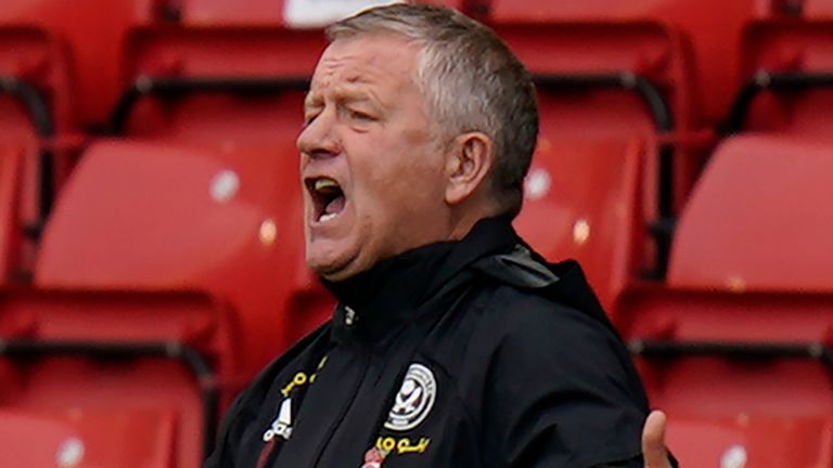 Chris Wilder's Sheffield United remain without a Premier League win this season