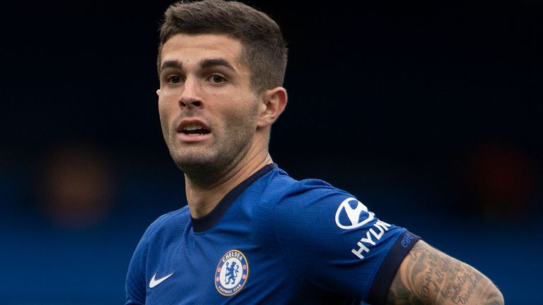 Christian Pulisic made his first appearance of the season in Chelsea's last game before the international break