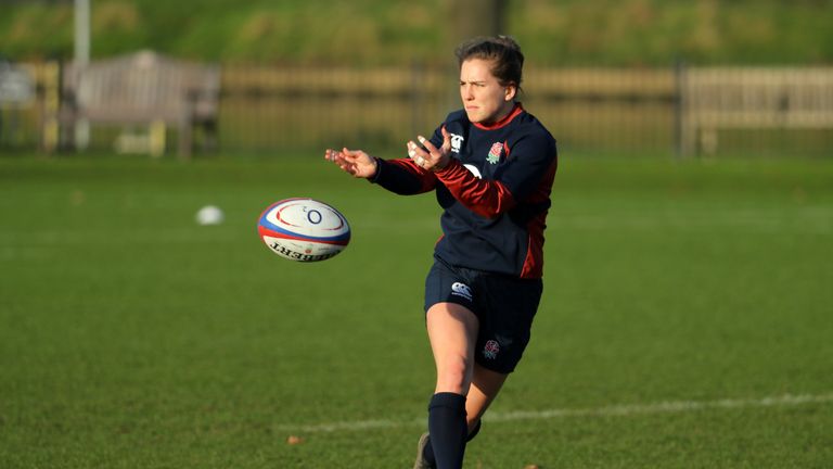 Claudia MacDonald comes in at scrum-half