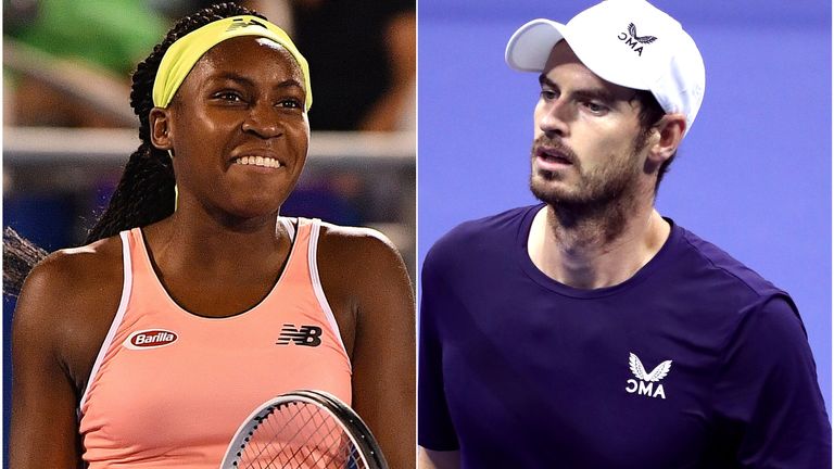 Coco Gauff and Andy Murray - TENNIS