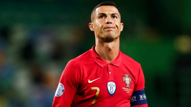 Cristiano Ronaldo during the International Friendly match between Portugal v Spain