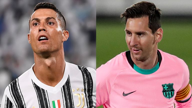 Lionel Messi And Cristiano Ronaldo Reunited As Barcelona Host Juventus In Champions League Football News Sky Sports