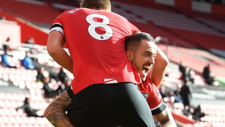 Danny Ings laid on two assists during Southampton's win over Everton
