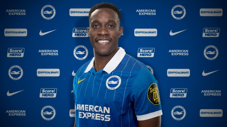Brighton have signed striker Danny Welbeck on a one-year contract (Picture courtesy of Brighton FC)