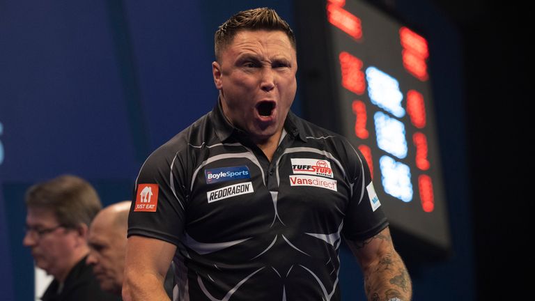 Gerwyn Price will face surprise finalist Dirk van Duijvenbode in the World Grand Final on Monday night