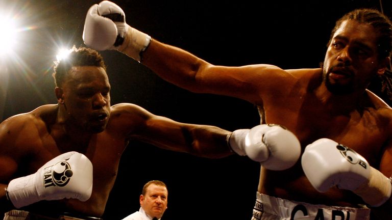 Derek Chisora and Carl Baker