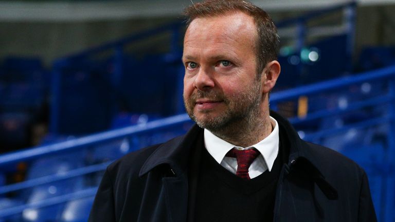 LONDON, ENGLAND - FEBRUARY 17: Ed Woodward executive vice-chairman of Manchester United is seen the leaving the ground after the Premier League match between Chelsea FC and Manchester United at Stamford Bridge on February 17, 2020 in London, United Kingdom. (Photo by Craig Mercer/MB Media/Getty Images)