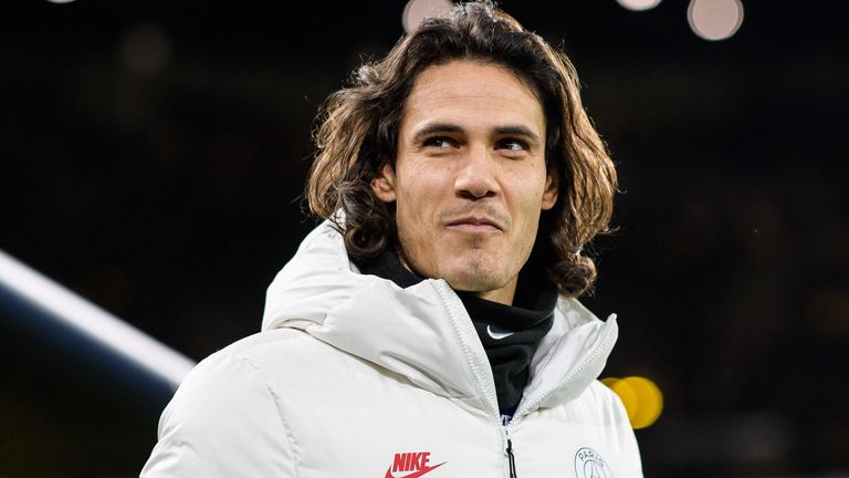 Edinson Cavani is a free agent after leaving Paris St-Germain