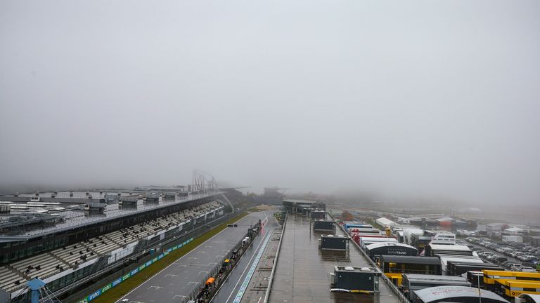 Practice One session has been cancelled due to conditions at the Nurburgring.