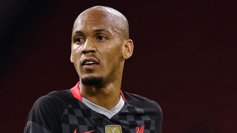 Fabinho impressed at centre-back against Ajax in the Champions League