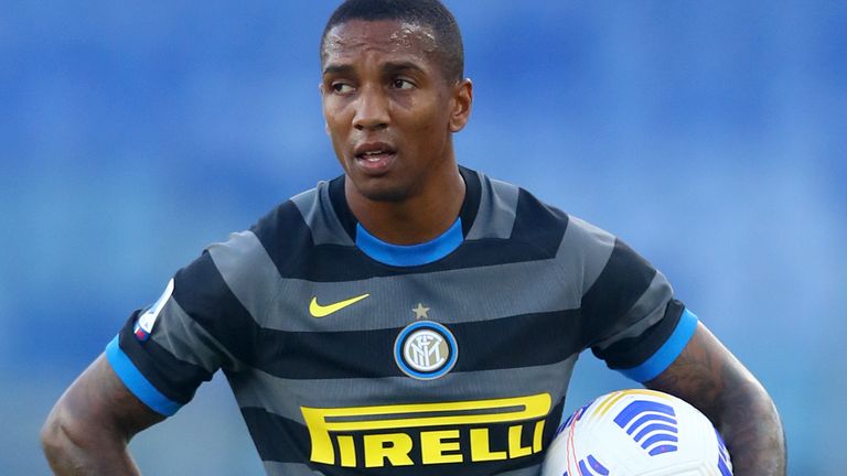 Inter defender Ashley Young
