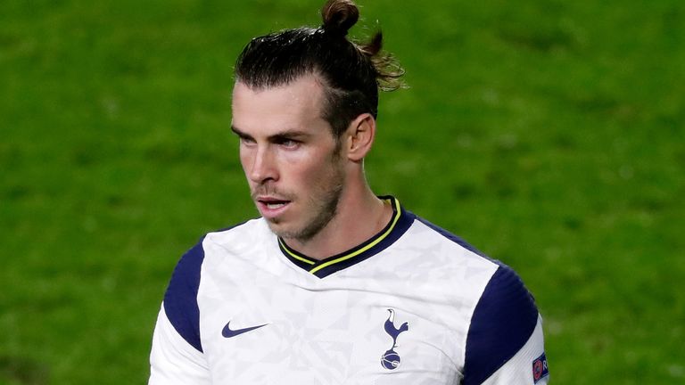Gareth Bale was substituted during Tottenham's Europa League defeat to Royal Antwerp