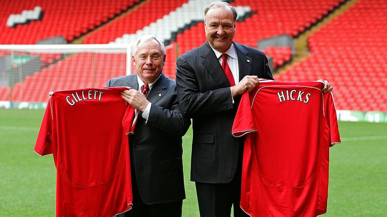 American businessmen George Gillett and Tom Hicks bought Liverpool FC in February 2007