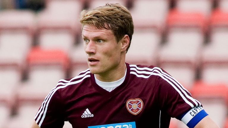 Marius Zaliukas played more than 150 games for Hearts