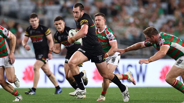 SYDNEY, AUSTRALIA - OCTOBER 17: during the NRL Preliminary Final match between the Penrith Panthers and the South Sydney Rabbitohs at ANZ Stadium on October 17, 2020 in Sydney, Australia. (Photo by Cameron Spencer/Getty Images)