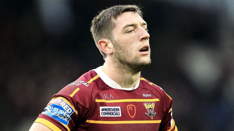 Picture by Chris Mangnall/SWpix.com - 01/03/2020 - Rugby League - Betfred Super League - Huddersfield Giants v Wigan Warriors - John Smith's Stadium, Huddersfield, England -
Huddersfield's Jake Wardle