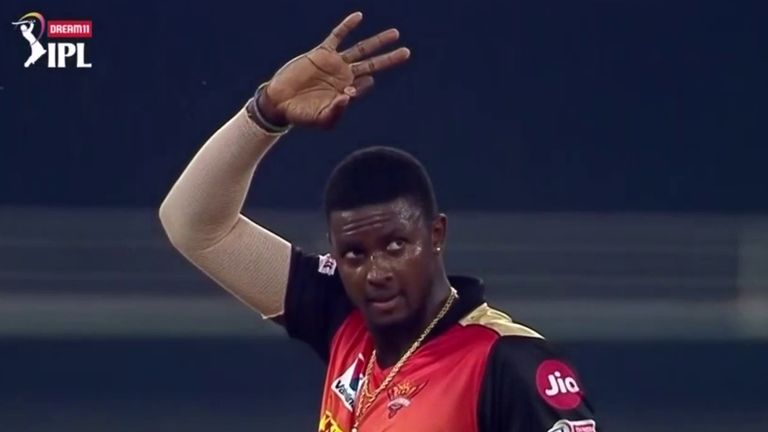 Jason Holder finished with 3-33 for Sunrisers Hyderabad against Rajasthan Royals