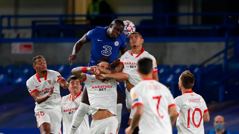 Kurt Zouma had two of Chelsea's six efforts at Stamford Bridge