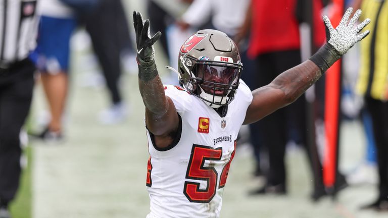 Lavonte David was the NFC's Defensive Player of the Month