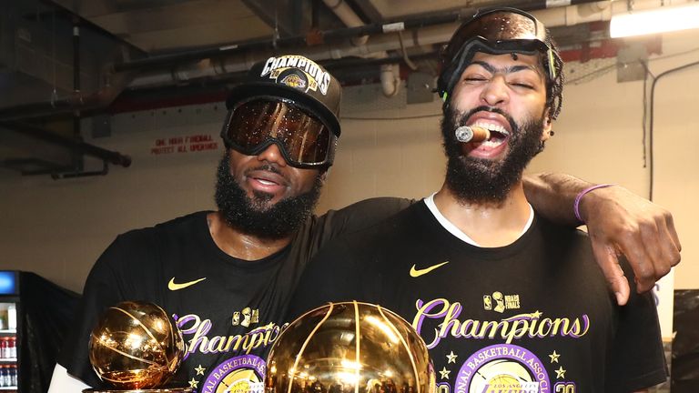 LeBron James and Anthony Davis were instrumental in the Lakers' Championship triumph 
