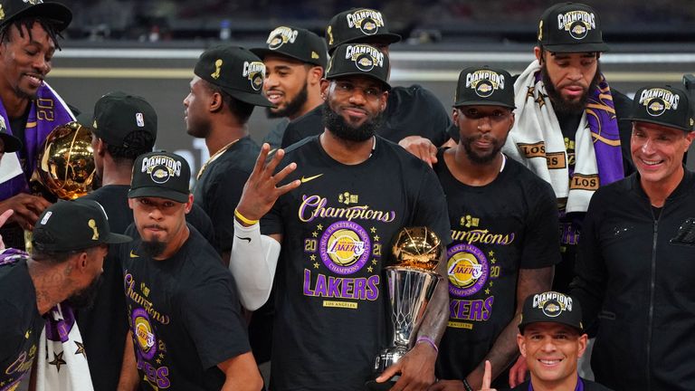 LeBron James was instrumental for the LA Lakers and secured his fourth NBA title