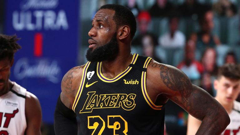 Speaking about Danny Green's missed three-pointer at the end of the Lakers' Game 5 loss to the Heat, LeBron James said his team had a 'helluva look' to win the series