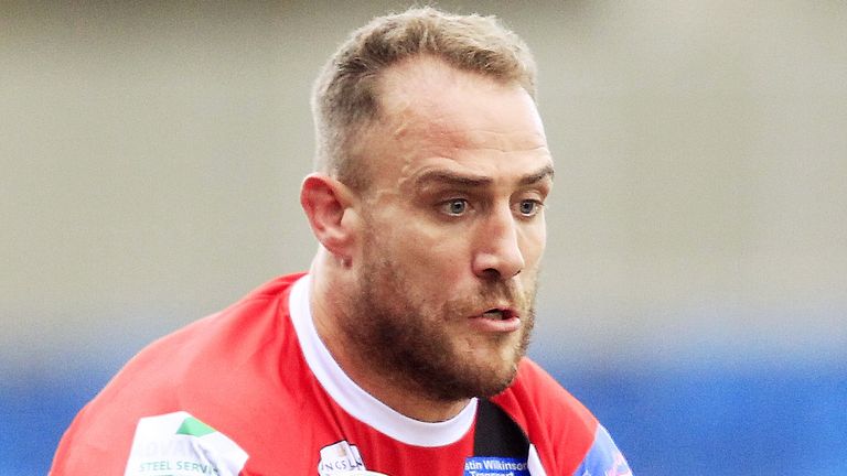 Picture by Chris Mangnall/SWpix.com - 08/02/2020 - Rugby League - Betfred Super League - Salford Red Devils v Toronto Wolfpack - AJ Bell Stadium, Salford, England -
Salford's Lee Mossop