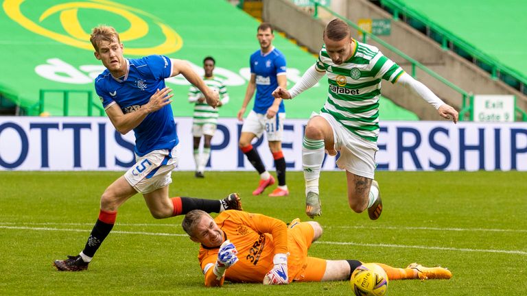Substitute Leigh Griffiths should have pulled a late goal back after rounding Allan McGregor