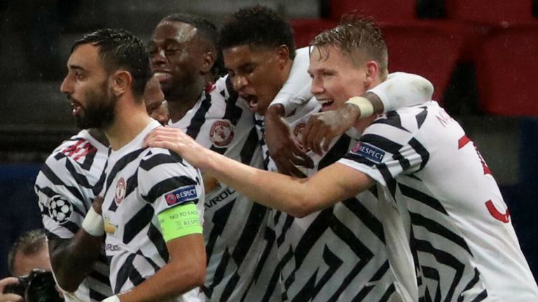 Marcus Rashford scored Manchester United's winner against Paris Saint-Germain