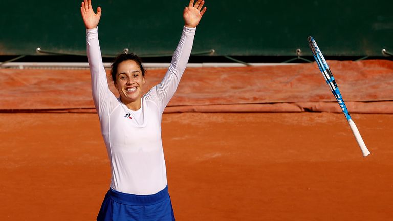 Martina Trevisan became the first qualifier in eight years to reach the quarter-finals at the French Open