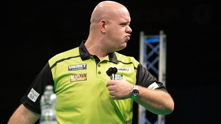 Michael van Gerwen showed signs he may be about to return to his very best form with a dominant opening day win