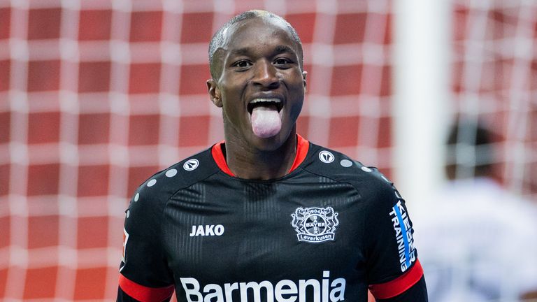 Moussa Diaby's late goal sealed Bayer Leverkusen's third win in a row in all competitions