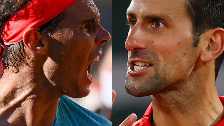 Nadal and Djokovic - French Open
