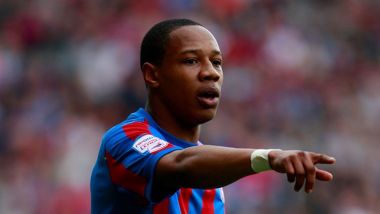 Nathaniel Clyne playing for Crystal Palace in 2011