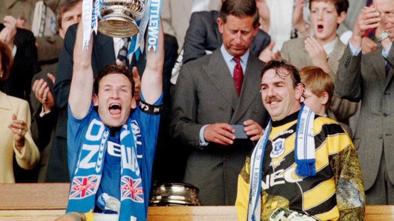 Southall won another FA Cup with Everton in 1995