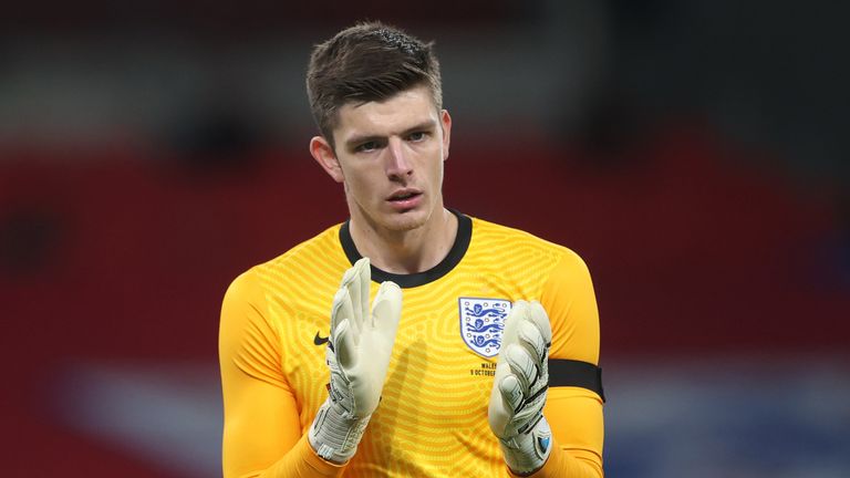 Nick Pope had an impressive night for England against Wales 