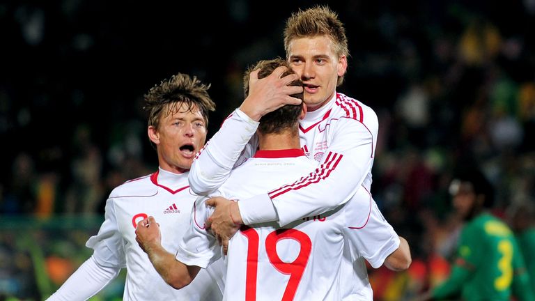 Bendtner scored 30 goals in 81 games for Denmark