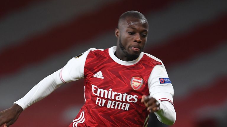 Arsenal&#39;s Nicolas Pepe scored in a patchy performance from player and team