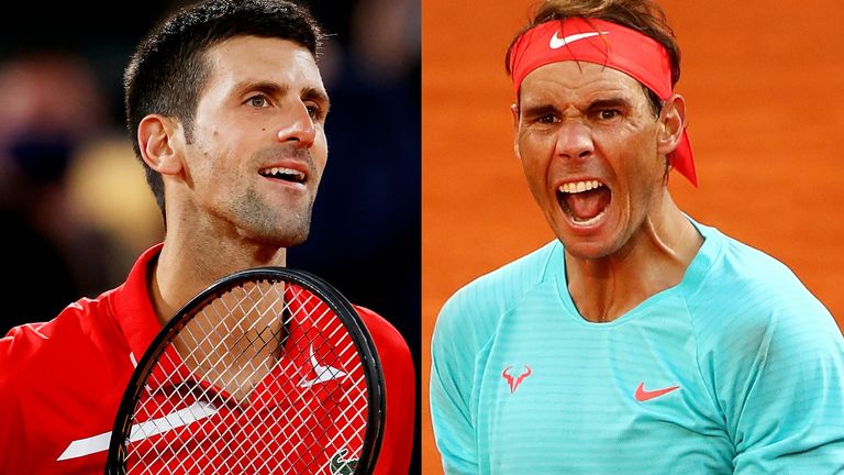 Novak Djokovic and Rafael Nadal - French Open