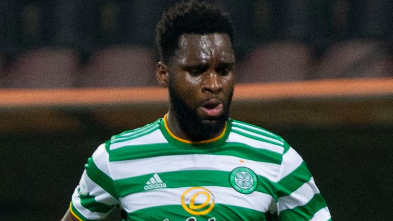 ZENICA, BOSNIA - OCTOBER 01: Celtic's Odsonne Edouard in action during the UEFA Europa League Qualifier between Sarajevo and Celtic at Bilino Polje Stadium, on October 01, 2020, in Zenica, Bosnia and Herzegovina. (Photo by Nikola Krstic / SNS Group)