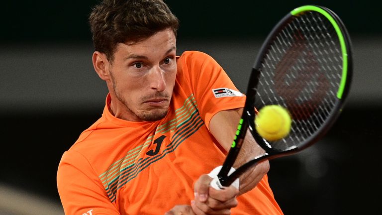 Pablo Carreno Busta has lost just one set from his opening four matches in Paris