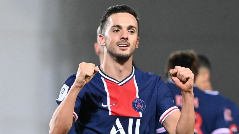Pablo Sarabia capped a comfortable evening for the French champions