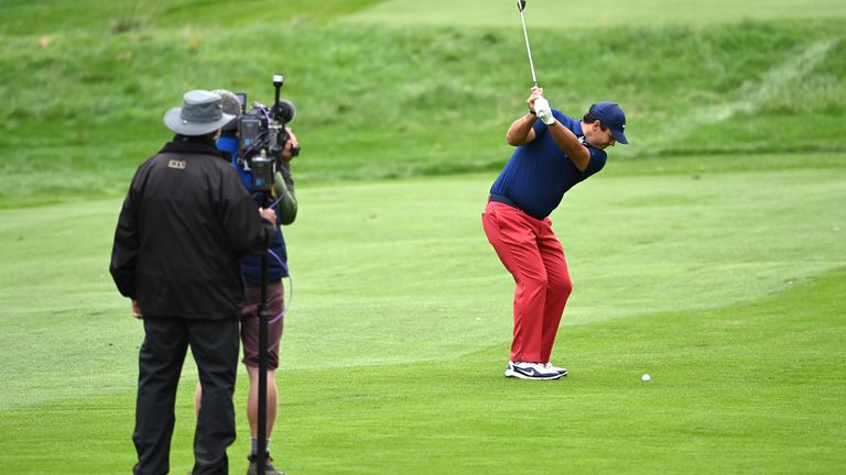 Patrick Reed was pleased to have made the trip to Wentworth