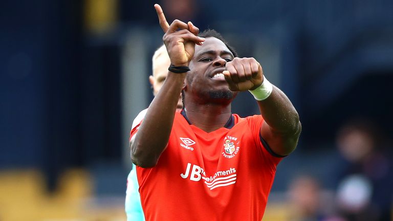 Pelly Ruddock-Mpanzu's stunner put Luton ahead against Wycombe