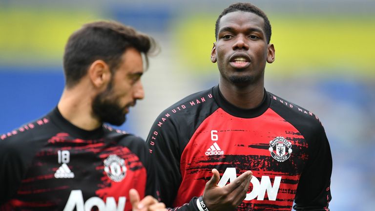 Can Bruno Fernandes and Paul Pogba play together in Man Utd&#39;s midfield?