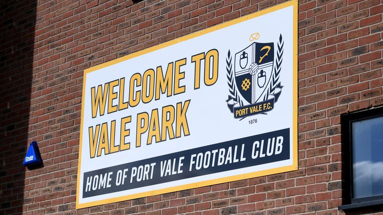 General view of Port Vale&#39;s Vale Park