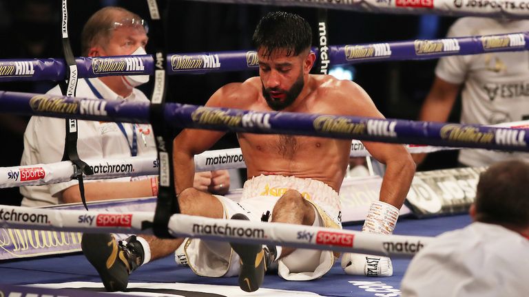 Qais Ashfaq's unbeaten record was spoiled by Marc Leach