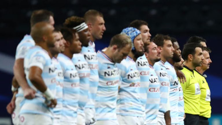 Racing 92 have not revealed the names of those who have tested positive to coronavirus